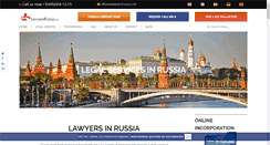 Desktop Screenshot of lawyersrussia.com